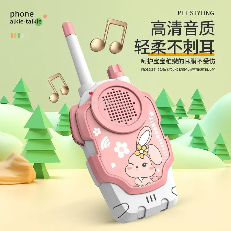 Walkie Talkies Mobile Phone Outdoor Cute Toy Children Parent-child Intercom Machine Cartoon Boys and Girls Educational Toy Gift