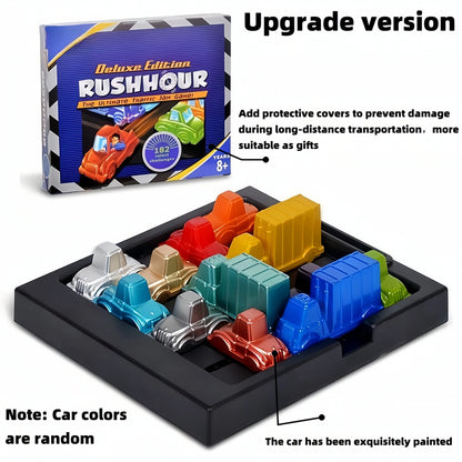 Puzzle traffic rush hour game, racing rush hour car Huarong Road logical reasoning desktop game, children's puzzle toys, childre