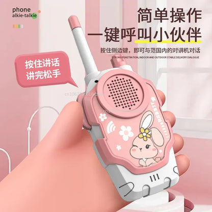 Walkie Talkies Mobile Phone Outdoor Cute Toy Children Parent-child Intercom Machine Cartoon Boys and Girls Educational Toy Gift